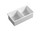BL3219D Gloss White Square Drop in porcelain sink 