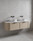 Seaford Curve Rouned Fluted Corner 1500 mm Vanity - Optional Stone Bench Top - ALL DRAWERS