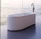 Ovalo-BW Fluted Oval Freestanding Bath Tub 1500mm/1700mm - Gloss White