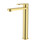 Sora Stainless Steel Highrise Basin Mixer Tap Brushed Gold  Sora Stainless Steel Highrise Basin Mixer Tap Brushed Gold