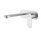 Sora Stainless Steel Wall Basin Mixer Brushed Stainless Steel