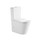 Lancy Tornado Quiet Straight with curve seat wall faced toilet (Rimless + Tornado) 670x390x860  