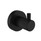 Ikon Linie Fluted Robe Hook Matt Black
