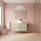 Skye Wall Hung Vanity with Open Shelf, Bench Top & Basin - 1500mm