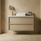 LEVI Wall Hung Vanity 600 mm Push Open with Optional Stone Bench Top - All Drawer
