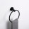 Linsol Lux Matt Black Towel Ring 