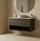 Infinity Short Wall Hung Vanity 610 - 890 mm, Open Shelf - Optional Stone Bench Top