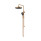 Amoza twin shower on rail.3pk Brushed Copper --300mm Shower Head