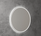 Aulic Windsor Round 700mm Led Mirror -Matte White Framed