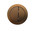 Round Press Button Brushed Copper