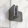 Wall Brackets for Frameless Shower Screen - Gun Metal