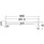 Round Curve Straight Wall Shower Arm- Brushed Bronze/Copper