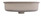 Bella Vista Doros Latte Solid Surfurce Drop In or Undermount Basin with overflow 530x320x168mm