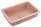 Bella Vista Thalios Rose Solid Surfurce Drop In or Undermount Basin with overflow 530x360x168mm