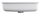 Bella Vista Thalios Matt white Solid Surfurce Drop In or Undermount Basin with overflow 530x360x168mm