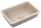 Bella Vista Thalios Latte Solid Surfurce Drop In or Undermount Basin with overflow 530x360x168mm