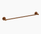 Otus Slimline SS304 Single Towel Rail 600 mm In Brushed Copper