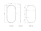 OTTI Noosa 1200(W)x600(H) White Metal Frame Tuffi Mirror- Install Horizontal or Vertical