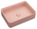 Bella Vista Astera Rose Solid Surfurce Basin with overflow 500 x 360 x 120mm