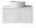 England Hampton White Shaker Wall Mount 750 mm Vanity  - Optional Stone Bench