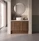 Wall to Wall Vanity 1020 mm to 1080 mm Evolution Tall - TimberGrain -  Optional Benchtop