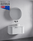 Satin White Seaford 1200mm Curved Wall-Hung Vanity | All-Drawer & Optional Stone Top