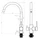 Morgan Rund 3 Way Filter Gooseneck Sink Mixer Brushed Nickel