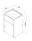 BK45LC PROJECT 45 Liter Laundry Sink Tub Cabinet (SINK + CABINET) 510(L) x 610(W) x 870(H)MM