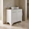 Wynyard 750mm Satin White Shaker Vanity Floorstanding | Optional Stone Top & Basin