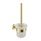 Otus Slimline SS304 Toilet Brush Set Brushed Gold