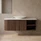 Wave Half Curve Wall Mounted Vanity 1350 - 1490mm | Open Shelf | Optional Bench