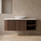 Wave Half Curve Wall Mounted Vanity 1500 - 1640mm | Open Shelf | Optional Bench