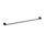 Otus Slimline SS304 Single Towel Rail 900 mm In Matt Black