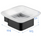 Black Pescara Single Soap Dish Holder