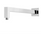 Chrome Square Wall Shower Arm D 300 or 400mm Brass & Chrome Plated