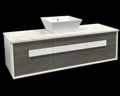 Blitz Vanity with Stone Bench & Benchtop Basin 1500mm WA