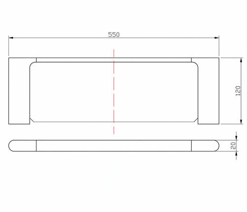 Lindy Shower Shelf - Chrome