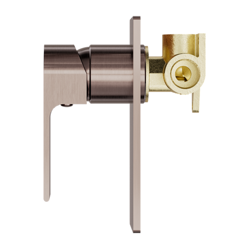 Bianca Brushed Bronze Gold Shower and Bath Mixer