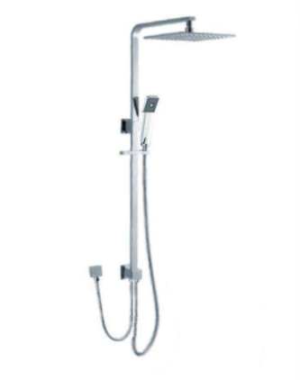 Square Twin Shower Combination - Heavy Duty Range - Side Inlet