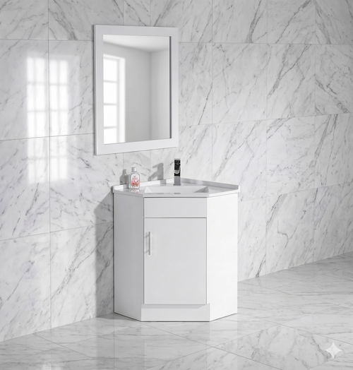 Normandy Corner Vanity Unit 600mm X 600mm X 860mm