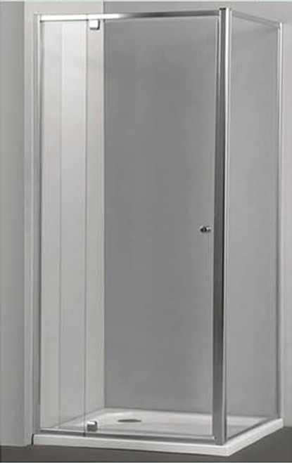 Normandy Semi Frameless Pivot Shower Screen Square L Shape Normandy Semi Frameless Pivot Shower Screen Square L Shape