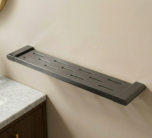 Normandy Lindy Gunmetal Grey Shower Shelf