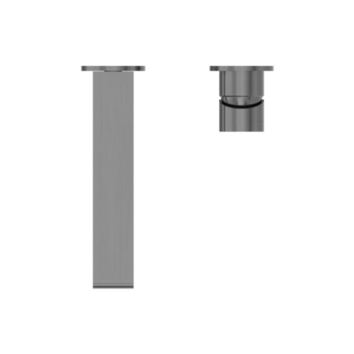 Bianca Wall Basin/Bath Mixer Separate Back Plate Gun Metal Grey 