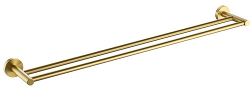 Lollypop 650mm 800mm Double Towel Rail Brushed Champagne Gold Lollypop 650mm 800mm Double Towel Rail Brushed Champagne Gold
