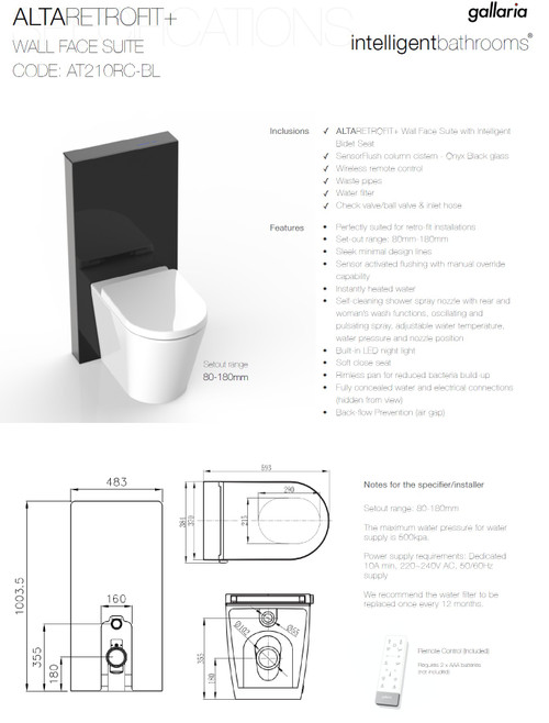 ALTARETROFIT+ WF BLACK