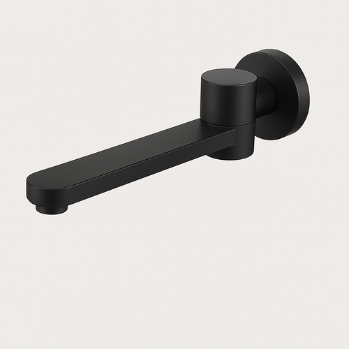 Normandy Lindy Swivel Bath Outlet Spout Matt Black Normandy Lindy Swivel Bath Outlet Spout Matt Black