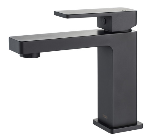 Ikon Ceram Basin Mixer Tap Matt Black 