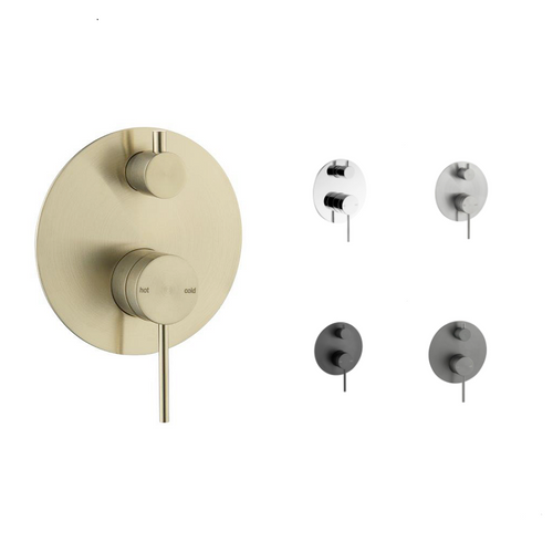 Mica Stainless steel Shower Mixer with Diverter