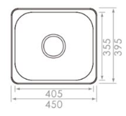 PROJECT Under Bench & Inset  Stainless Steel Sink -LARGE