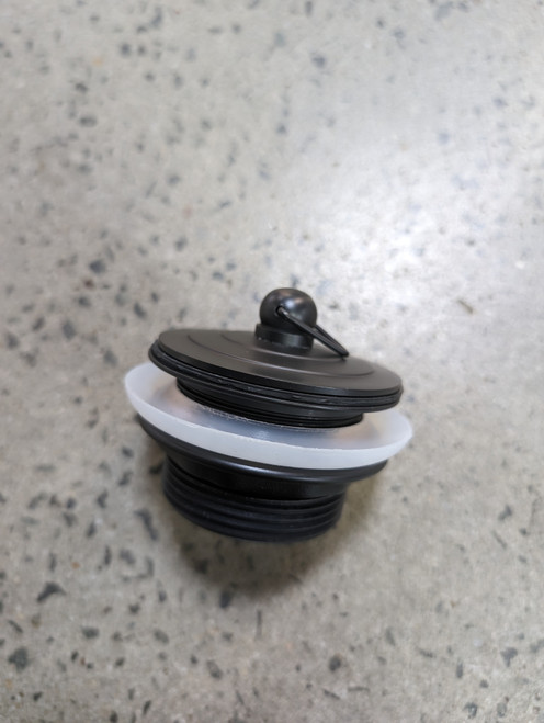 P102 Bath Plug 40mm Matt Black 